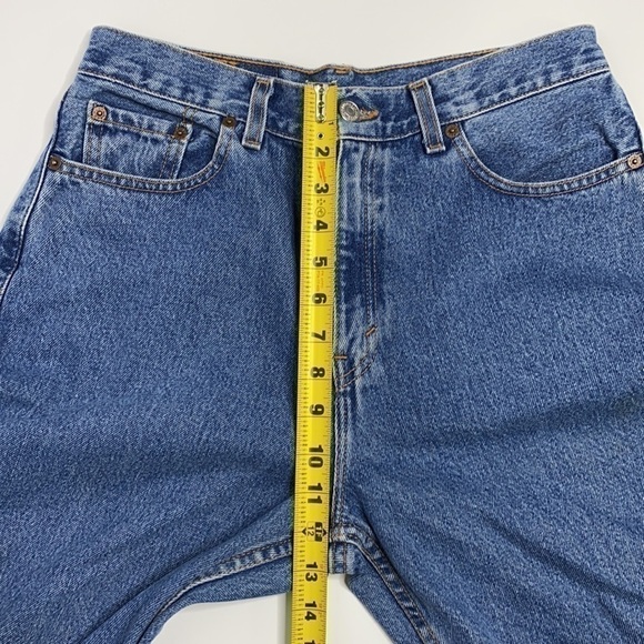 Levi 560 Vintage Straight Leg High Waisted Jeans Size 10 MIS S 30x30 - Picture 15 of 16